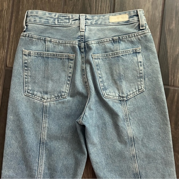 Adriano Goldschmied Paneled Alexxis Vintage Straight Leg Jeans in Showroom Sz 26 - Picture 8 of 11